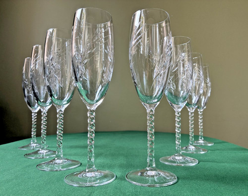 Lot flûtes à - flûtes, champagne