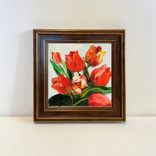 Peinture originale tulipe