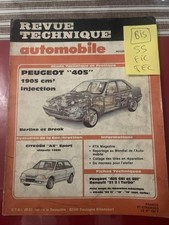 Revue technique Peugeot 405 1.9 MI 16 GRI SRI RTA Peugeot 405 Mi16 1905 cm3