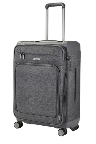 Valise polypropylène gris - polypropylène,