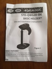 Support Lecteur Codes Barres Datalogic STD-QWG20-BK