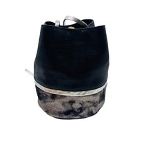 Neuville Cuir Noir Petit Seau