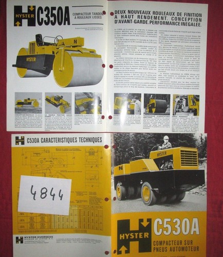 4844 2 dépliants - n°4844, /