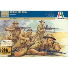 Italeri 6077 figurines  British 8th Army WWII (originally Esci)  1/72