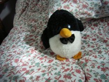 peluche pingouin noir/blanc