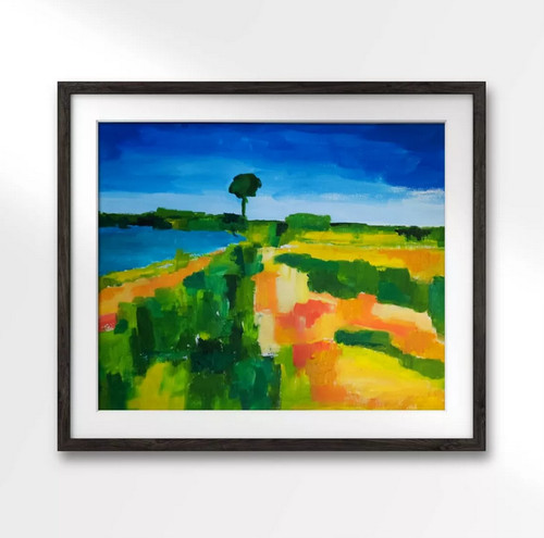 Peinture moderne paysage - peinture,