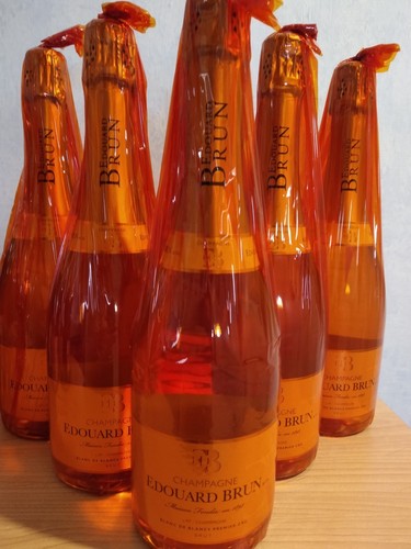 Champagne edouard brun blanc - brun,