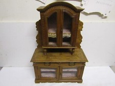 old doll cabinet kitchen buffet toy antique