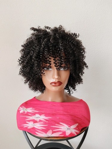 Perruque afro bouclé kinky - bouclé,