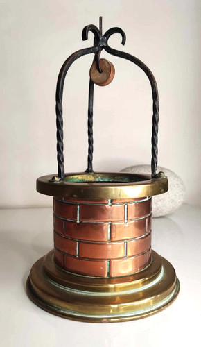 Puits vintage cuivre et - puits,