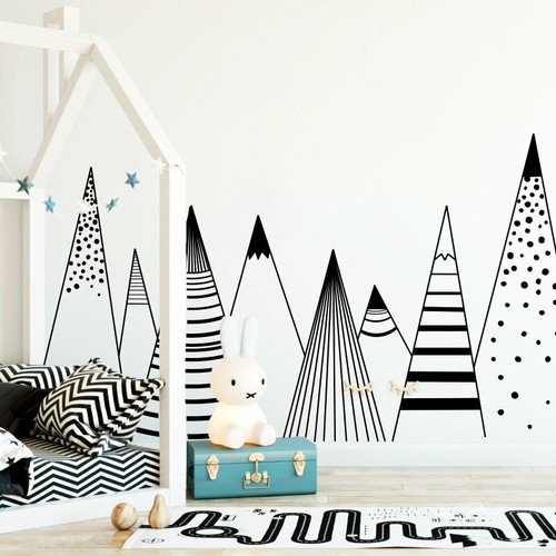 Mountain wall decal - mountain,