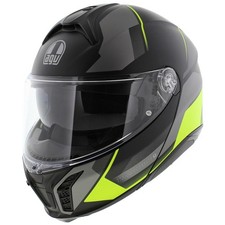 Casque modulaire AGV Tourmodular Perception noir mat jaune fluo