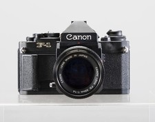 Refurbished Canon F-1 New, Pro 35mm Film SLR w/Canon 50mm F1.4 FD Prime Lens!