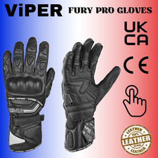 Cuir Gants Profesional Motard