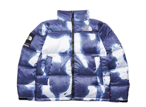Veste nuptse imprimée denim - veste,