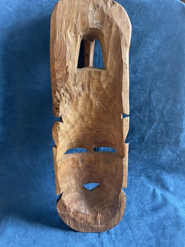 Masque africain bois - en,