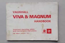 Manuel Notice Vauxhall Viva Magnum 