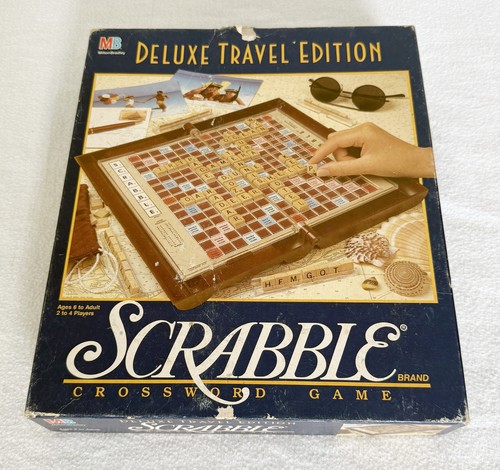 1990 scrabble deluxe travel - 1990,
