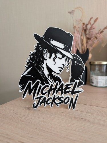 Plaque logo michael - plaque, 3d
