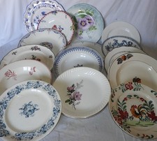 Lot de 15 assiettes anciennes