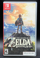 Légende de Zelda Souffle Sauvage Nintendo Interrupteur Promo Écran Boîte Ne Jeu