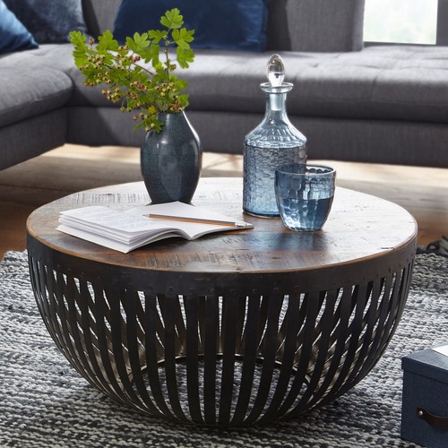 Finebuy table basse bois - table,