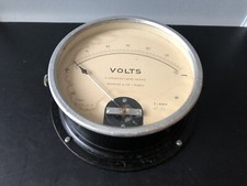 Ancien Gros Voltmètre Cadran