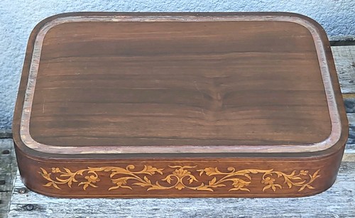 Ancien socle bois marqueterie - socle,