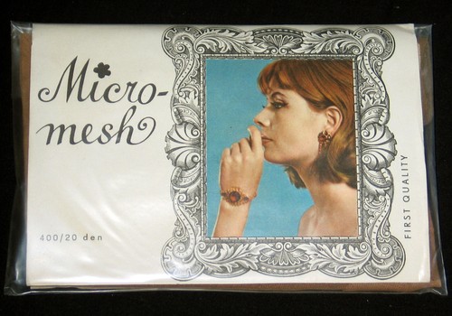 Bas vintage marron - (82, cm)