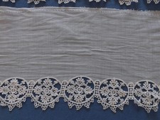 dentelle, guipure sur fine