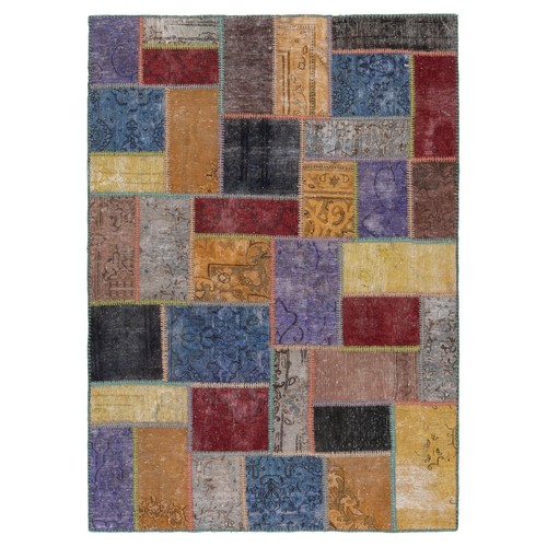 Tapis patchwork persan vintage - tapis,