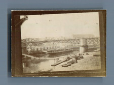 France, Brest (Finistère), Le Pont Tournant Vintage Citrate Print. Photo proven