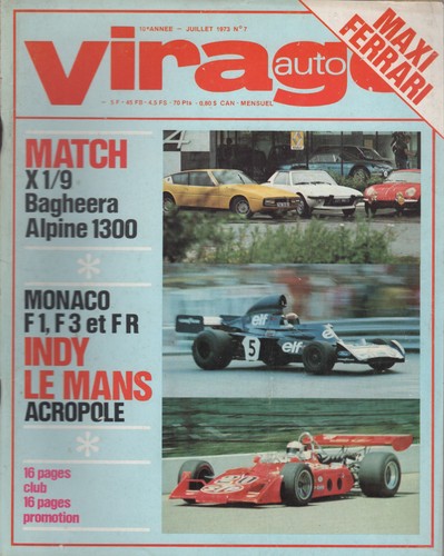 Virage auto 1973 indy 500 - 1973,