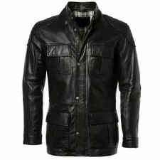 Blouson motard homme 100% cuir