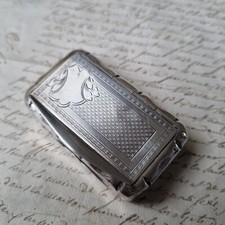 Tabatière Argent Massif XIXè