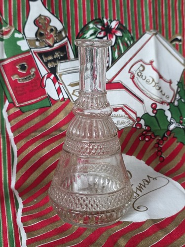 Carafe flacon verre moulé - carafe, en