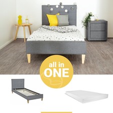 Lit simple 90x200 matelas