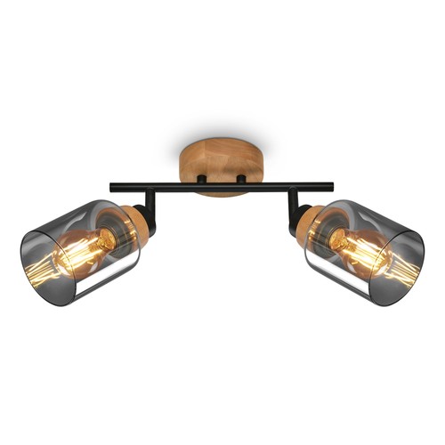 Plafonnier verre fumé - plafonnier,,