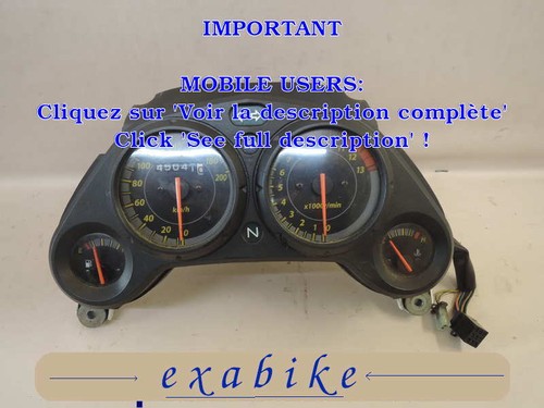Tableau bord pour - honda, cbr