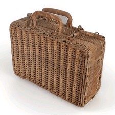 PETITE VALISE EN ROTIN OSIER