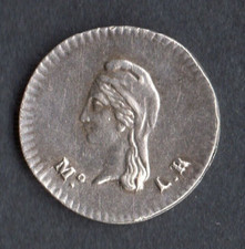 MONNAIE 1/4 DE REAL ARGENT DU