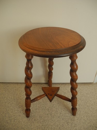 Tabouret bois tourné - tabouret, déco
