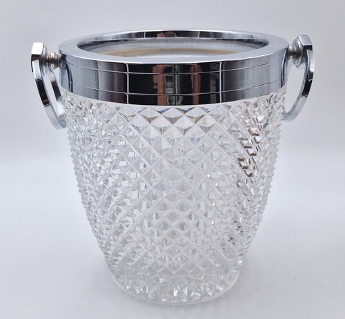 Seau glace vintage cristal - seau,
