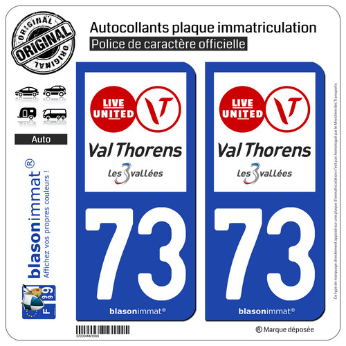 Stickers autocollant plaque - 2,