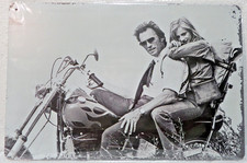 PLAQUE METAL VINTAGE 20X30