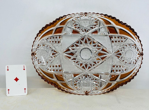 Baccarat vase plat - vase,