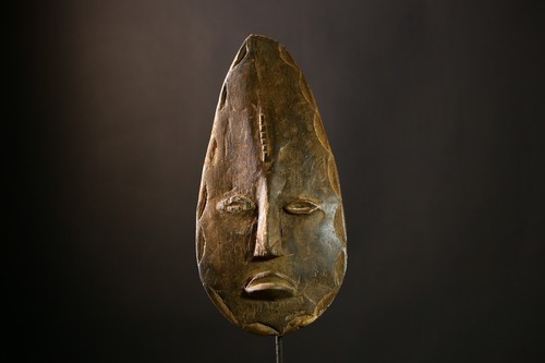 Masque ancien africain baule - ancien,