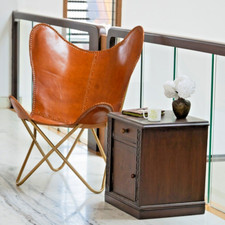 Fauteuil Relax En Cuir Vintage