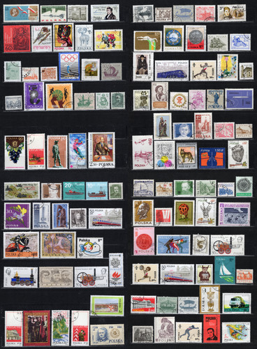 Lot timbres pologne polska - -,