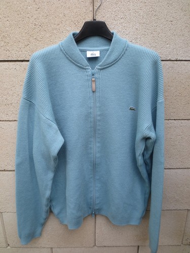 Gilet lacoste devanlay bleu - gilet,